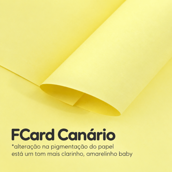 FCARD CANÁRIO 180g A4
