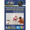 Adesivo Vinil 100% Transparente (para impressão) A4 110g - Image 2