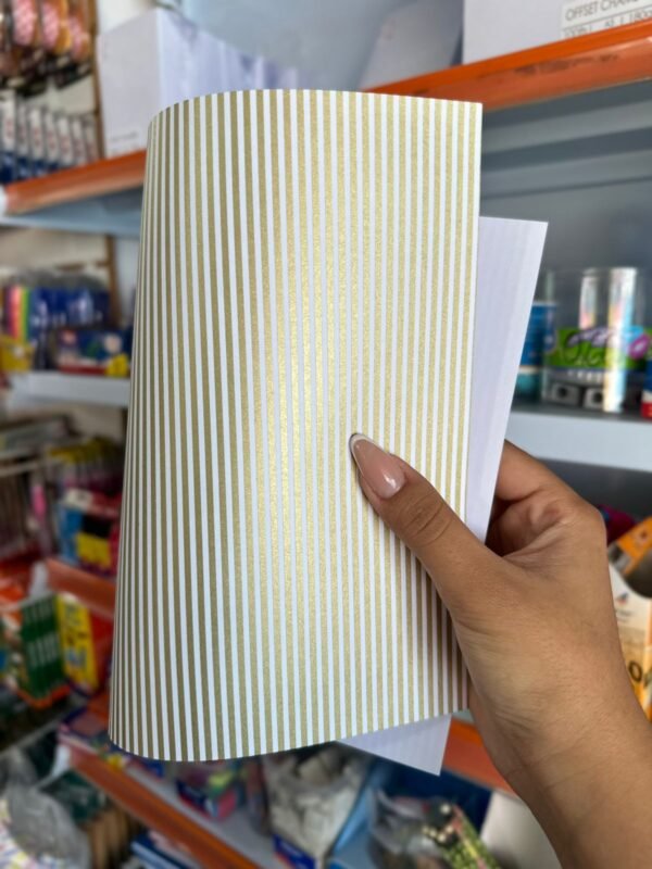 Papel Perolado Listra – OURO