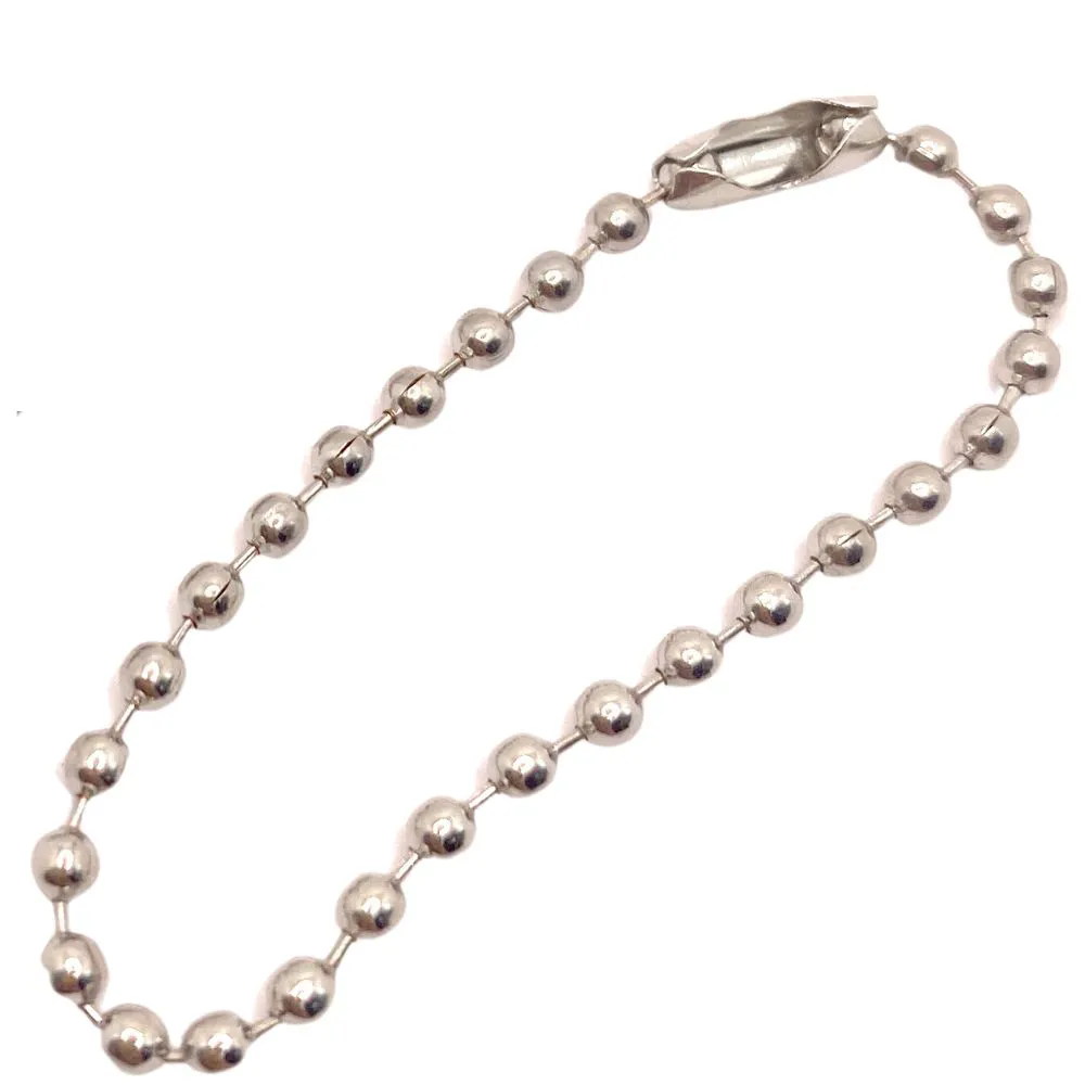 Corrente de Bolinhas – 10un – NIQUELADO/PRATEADO