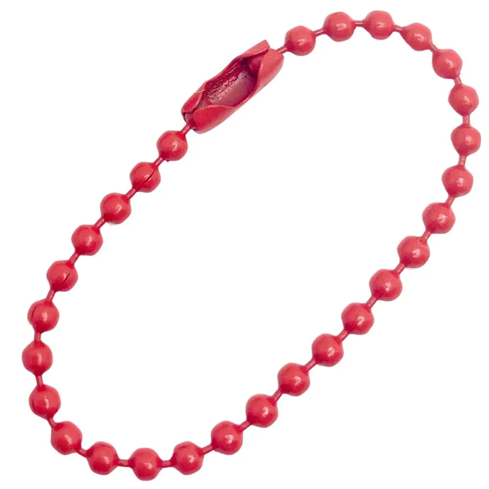 Corrente de Bolinhas – 10un – VERMELHO