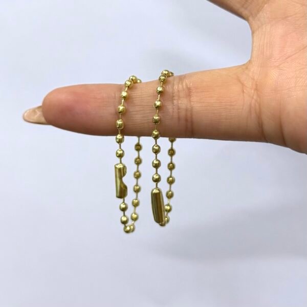 Corrente de Bolinhas – 10un – DOURADO