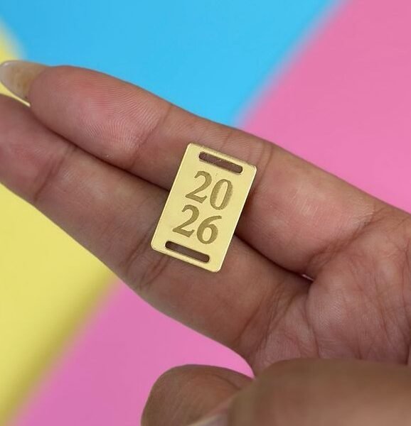 Passante Retangular 2026 - DOURADO