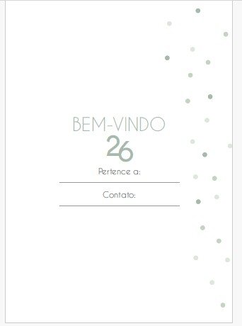 Miolo Impresso Agenda Clássica 2026 - A5 (1DPP) 75g (VERDE)