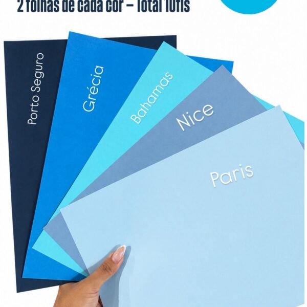 Kit Color Plus Acqua – 10fls – 180g – A4