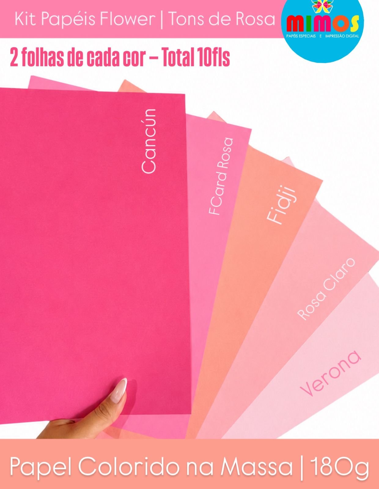 Kit Color Plus Flower - 10fls - 180g - A4