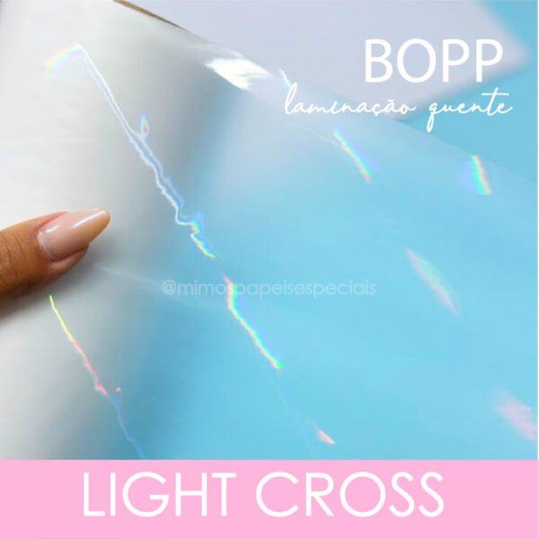 BOPP HOLOGRÁFICO LIGHT CROSS – BOBINA 22cmx20m