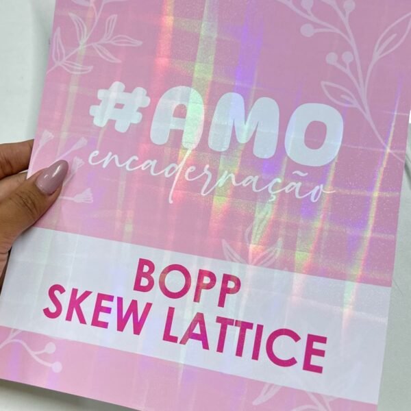 BOPP HOLOGRÁFICO SKEW LATTICE – BOBINA 22cmx20m