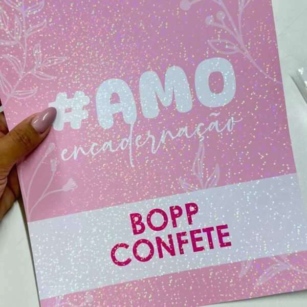 BOPP HOLOGRÁFICO CONFETE - BOBINA 22cmx20m