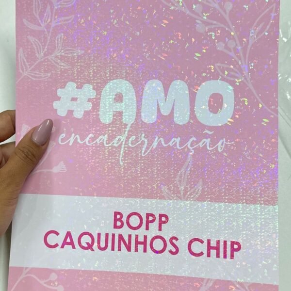 BOPP HOLOGRÁFICO CAQUINHOS (CHIP) – BOBINA 22cmx20m