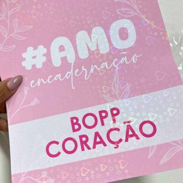 BOPP HOLOGRÁFICO CORAÇÃO – BOBINA 22cmx20m