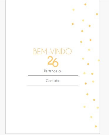 Miolo Impresso Agenda Clássica 2026 – A5 (1DPP) 75g (AMARELO)