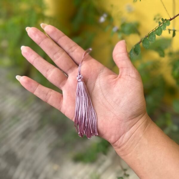 Pingente de Tassel – 7cm (COR ROSÉ GOLD) Pacote com 10un