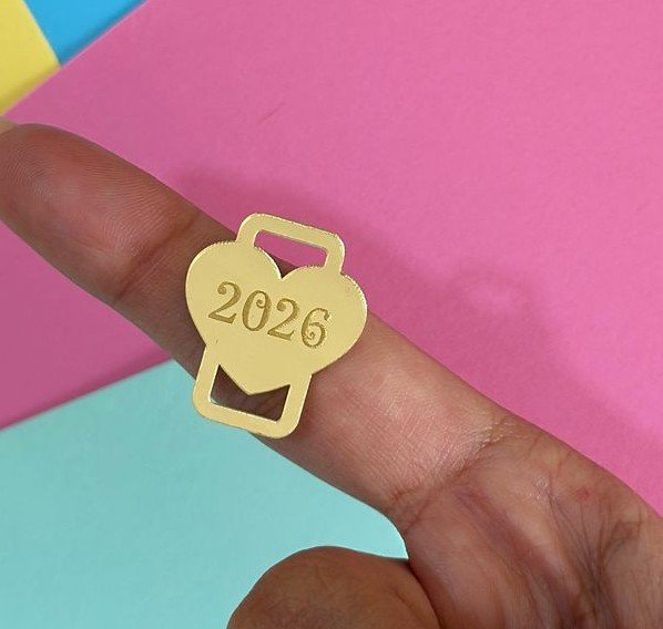 Passante Coração 2026 – DOURADO