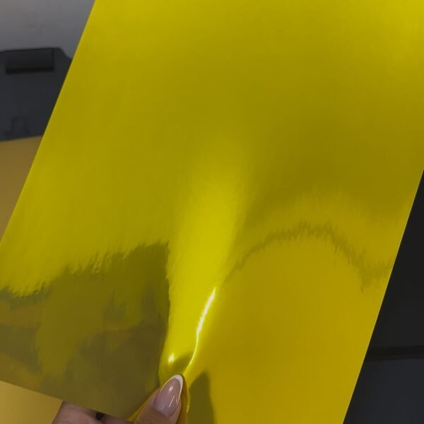 Vinil Adesivo Dourado Glossy Imprimível – A4 – UNIDADE