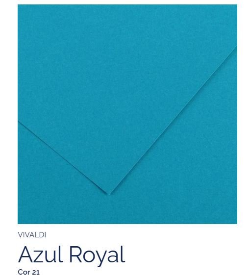 Papel Canson Azul Royal – 185g A4 – Unidade