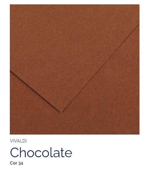 Papel Canson Chocolate – 185g A4 – Unidade