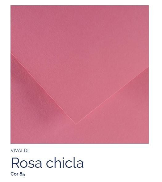 Papel Canson Rosa Claro Chicla – 185g A4 – Unidade