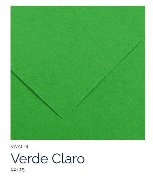 Papel Canson Verde Folha – 185g A4 – Unidade