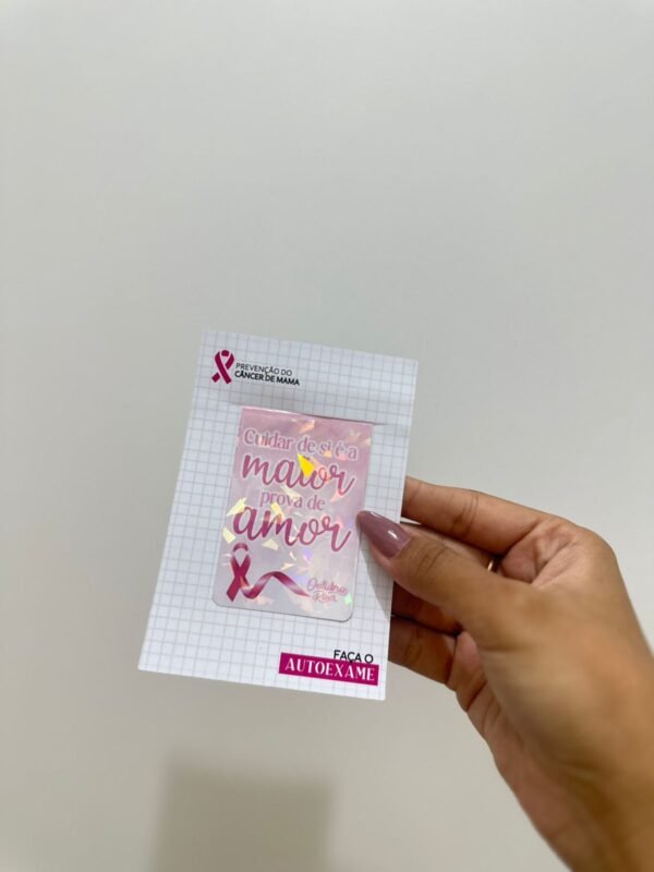 ARQUIVO MARCA PÁGINA MAGNÉTICO OUTUBRO ROSA