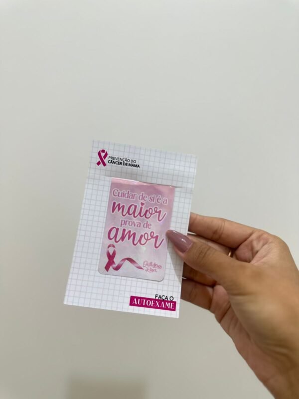 ARQUIVO MARCA PÁGINA MAGNÉTICO OUTUBRO ROSA - Imagem 4
