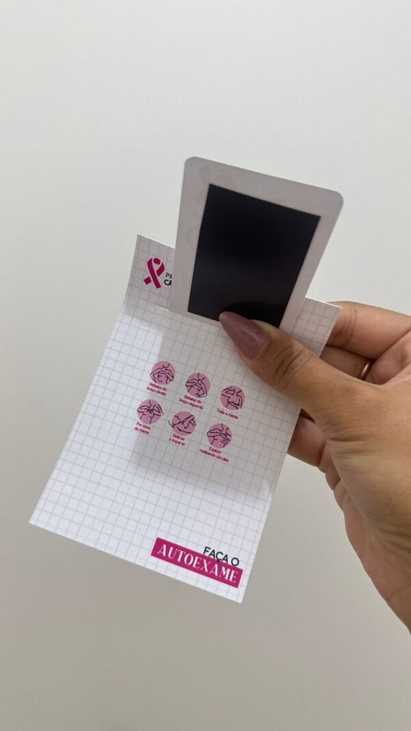 ARQUIVO MARCA PÁGINA MAGNÉTICO OUTUBRO ROSA - Imagem 3