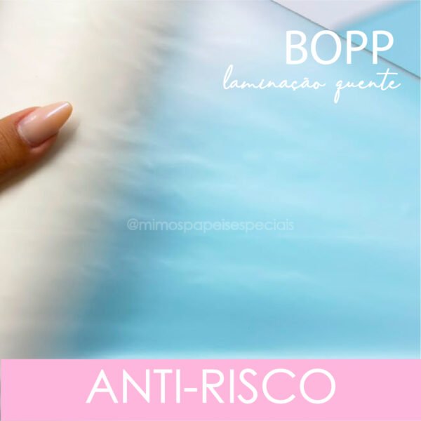 BOPP FOSCO ANTI-RISCO – BOBINA 22cmx20m