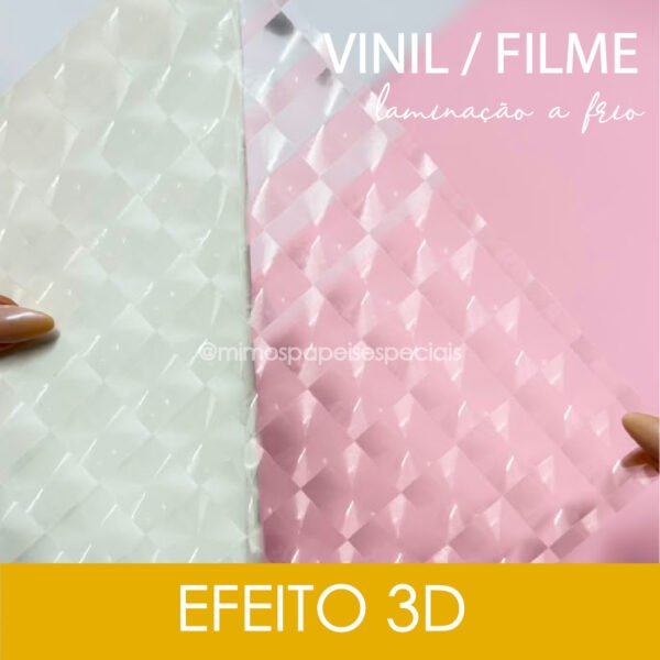 Vinil para Laminação à Frio – HOLOGRÁFICO EFEITO 3D (5fls)