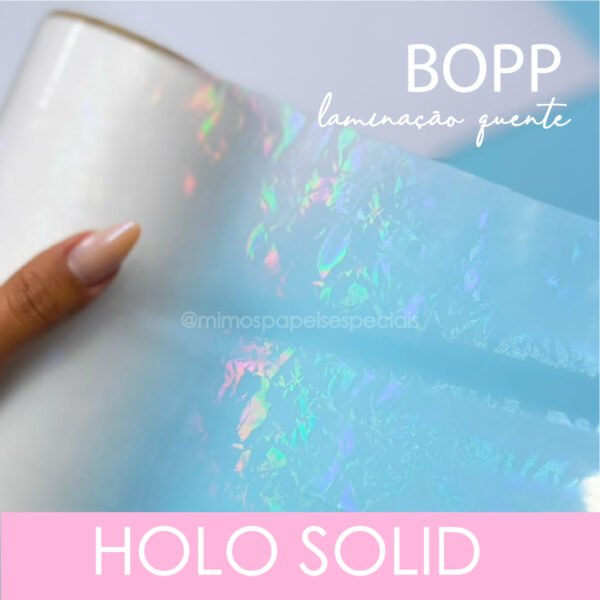 BOPP HOLOGRÁFICO HOLO SOLID – BOBINA 22cmx20m