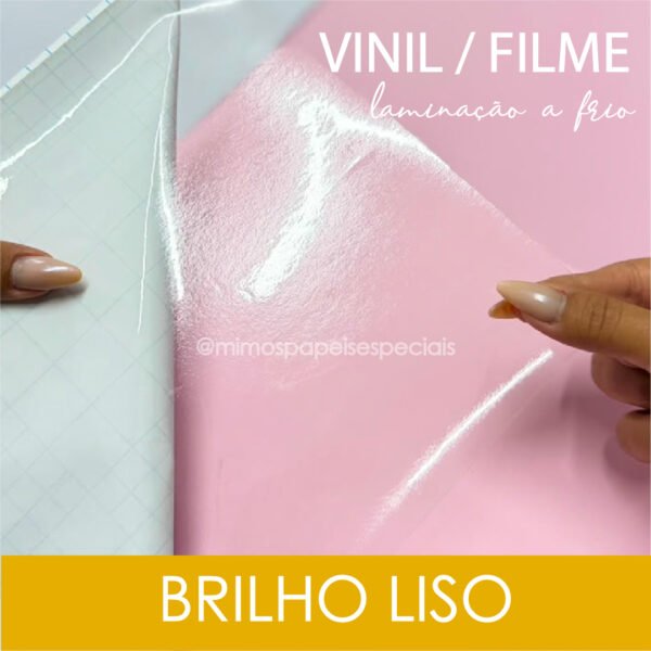 Vinil para Laminação à Frio – BRILHO LISO (10fls)