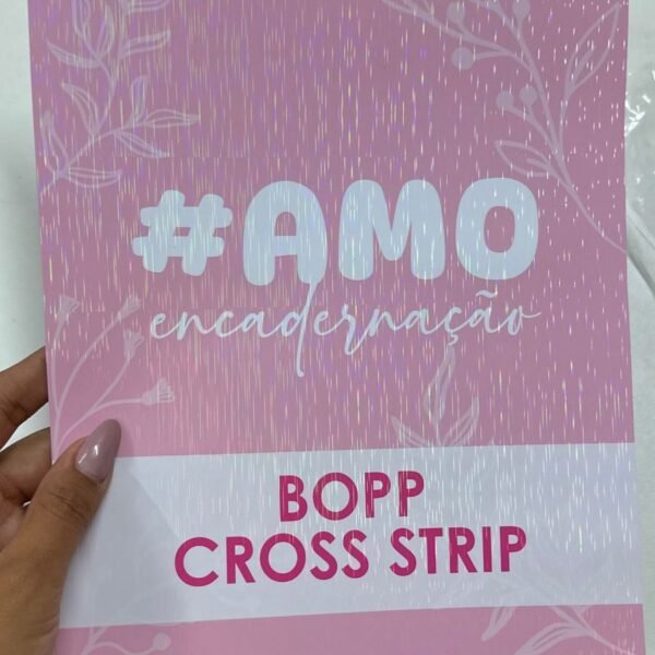 BOPP HOLOGRÁFICO CROSS STRIP – BOBINA 22cmx20m