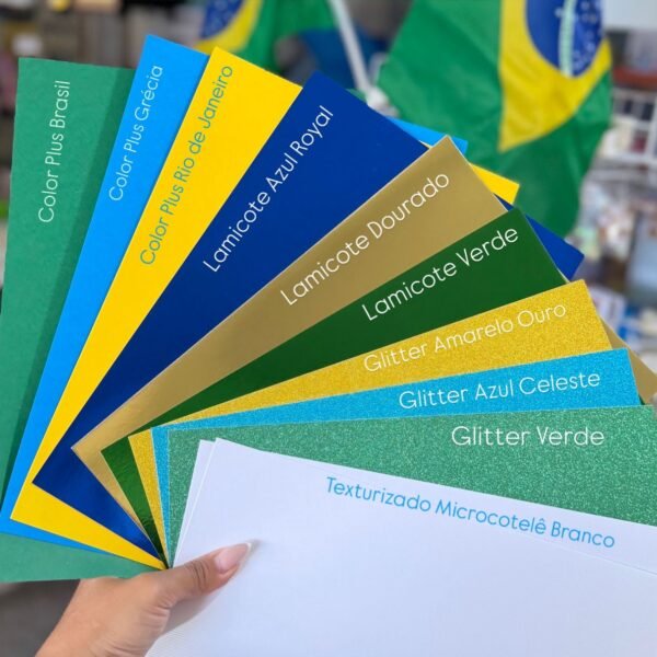 Kit Papéis Copa Brasil - 10fls A4