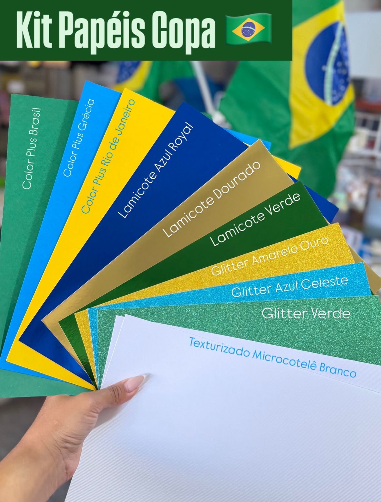 Kit Papéis Copa Brasil – 10fls A4