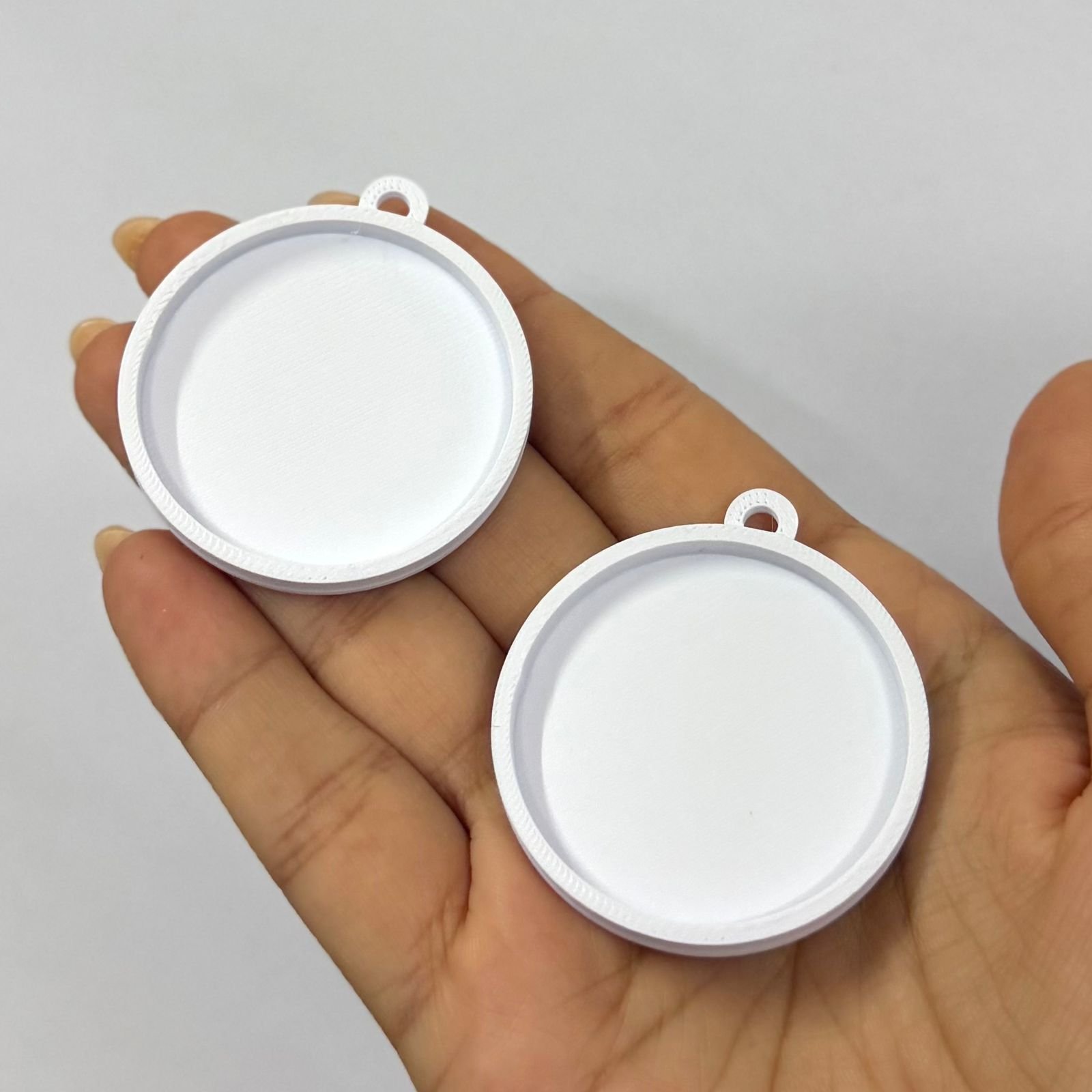 Pingente para Botton (Máquinas Chinesas) 44mm – BRANCO 2 UND