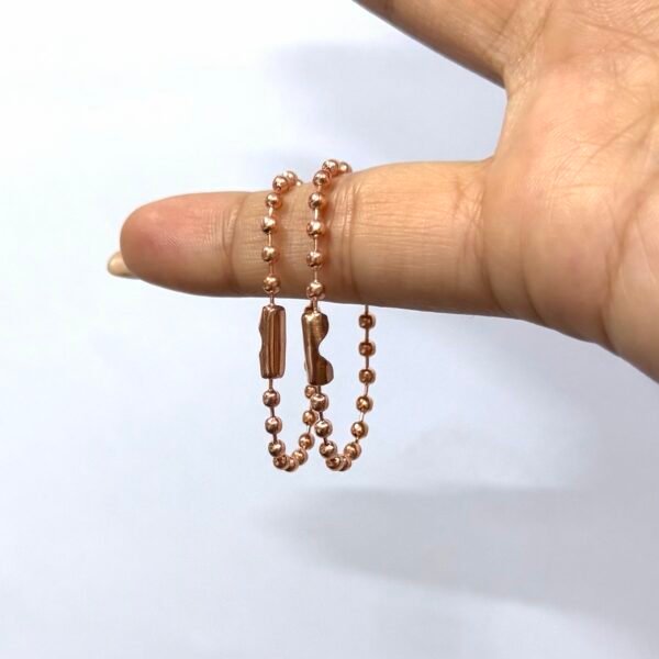 Corrente de Bolinhas - 10un ROSE GOLD