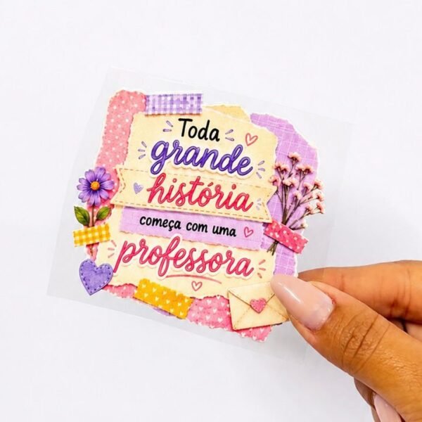 DTF UV PARA CANECA ‘Toda grande história...’ – UNIDADE