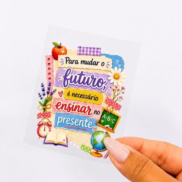 DTF UV PARA CANECA ‘Para mudar o futuro...’ – UNIDADE