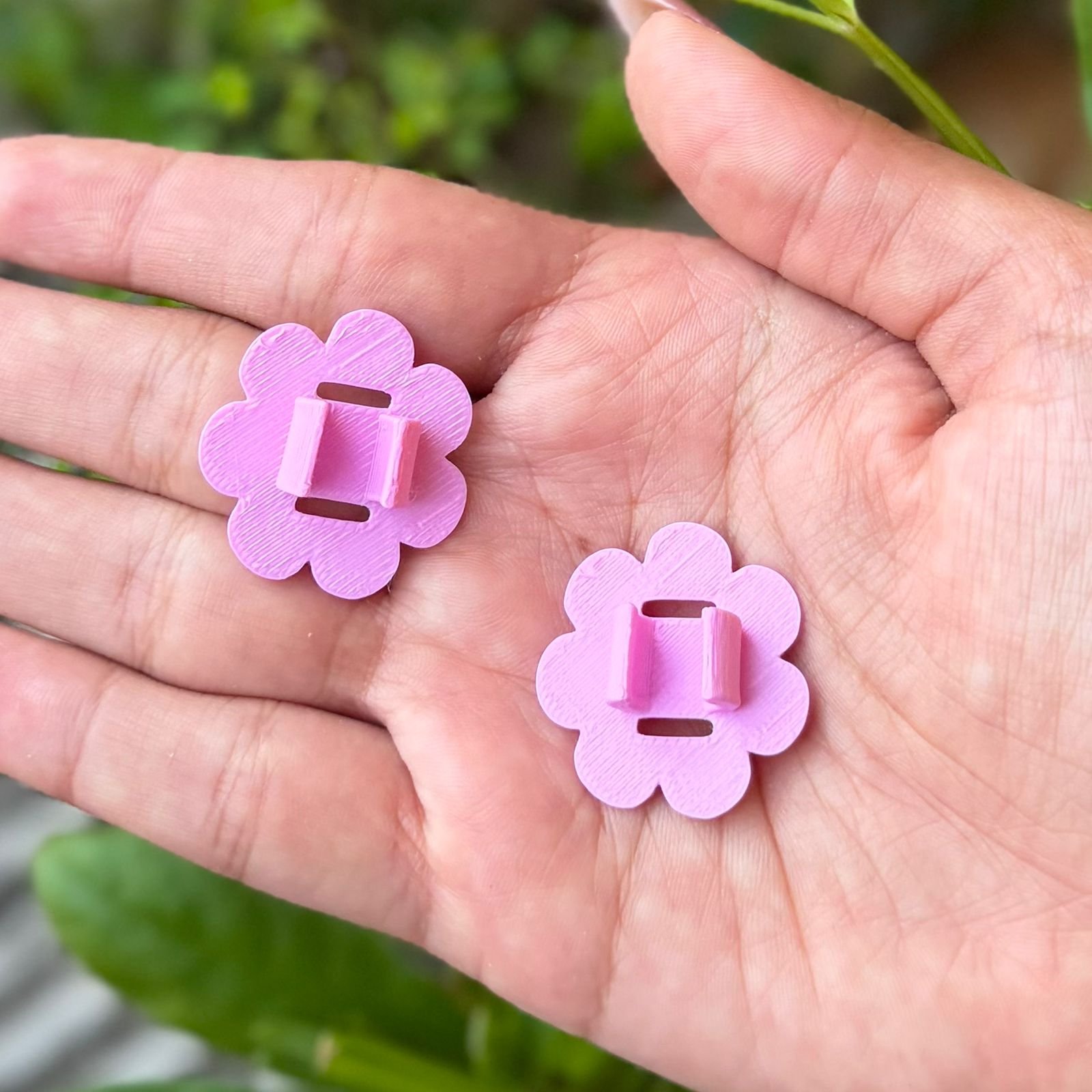 Passante Prendedor de Caneta Bic FORMATO FLOR – ROSA PRINCESA 2 UND