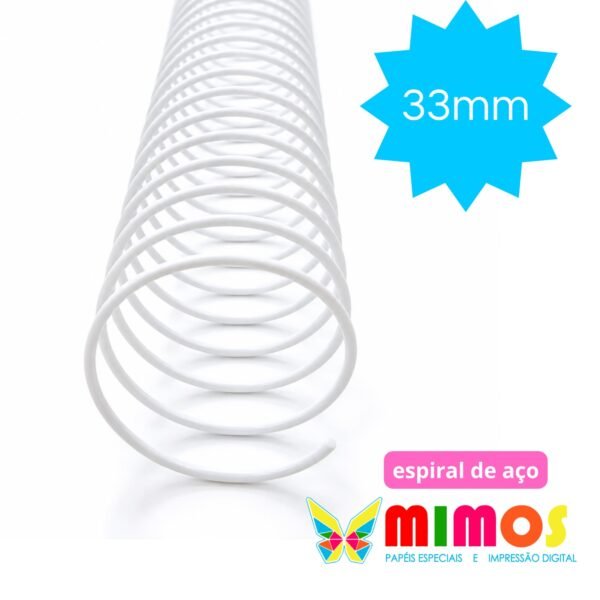 Espiral de Aço – 33MM BRANCO